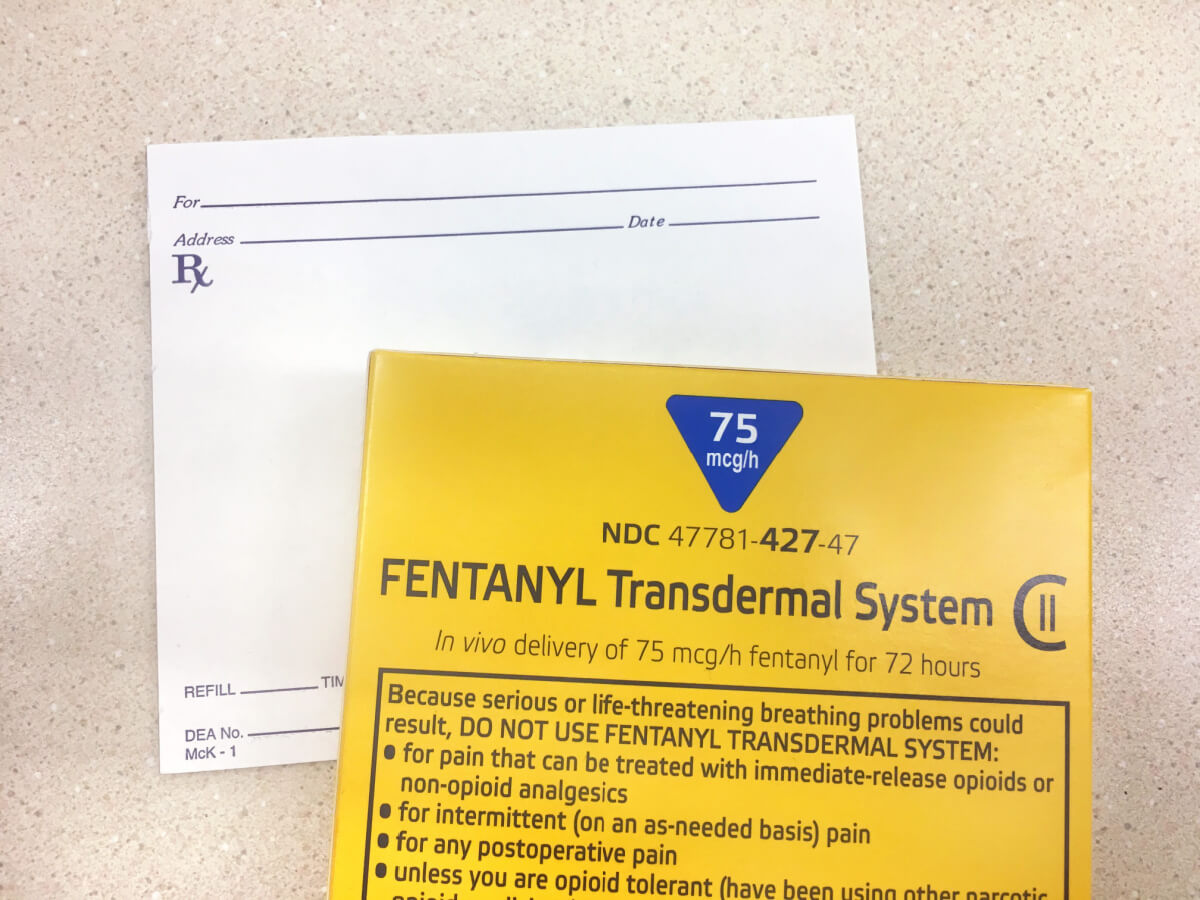 fentanyl transdermal with prescription slip