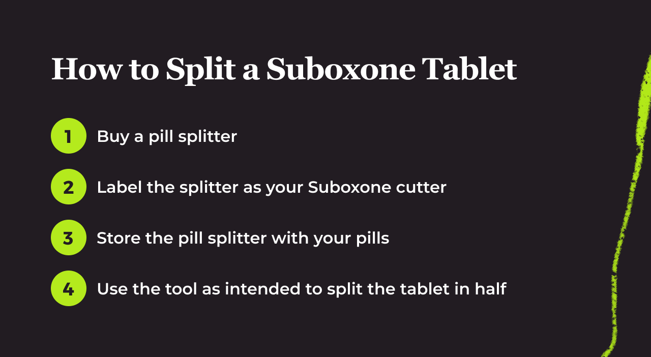 Can I Cut a Suboxone Film or Tablet? Bicycle Health