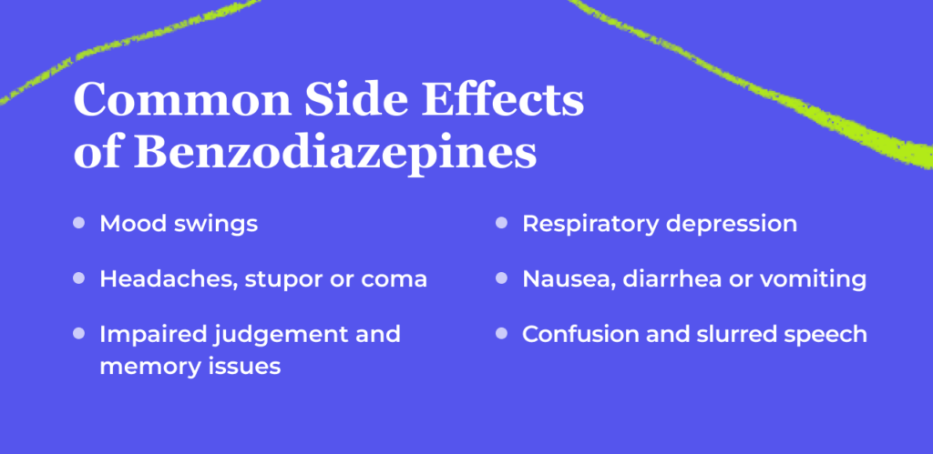 Common Side Effects of Benzodiazepines