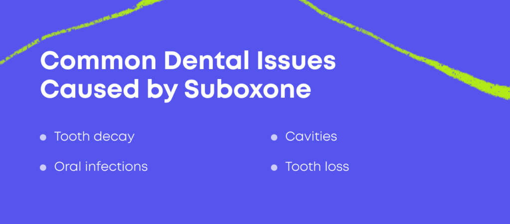 Common Dental Issues Caused by Suboxone
