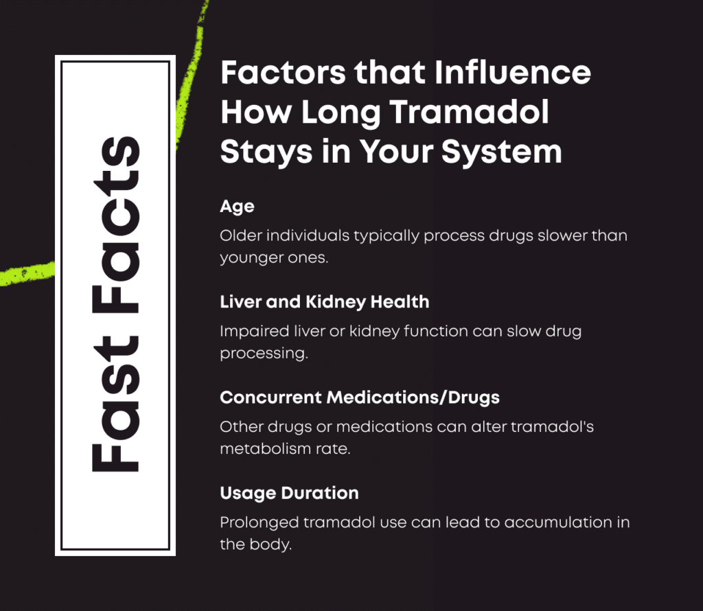 Factors that Influence How Long Tramadol Stays in Your System