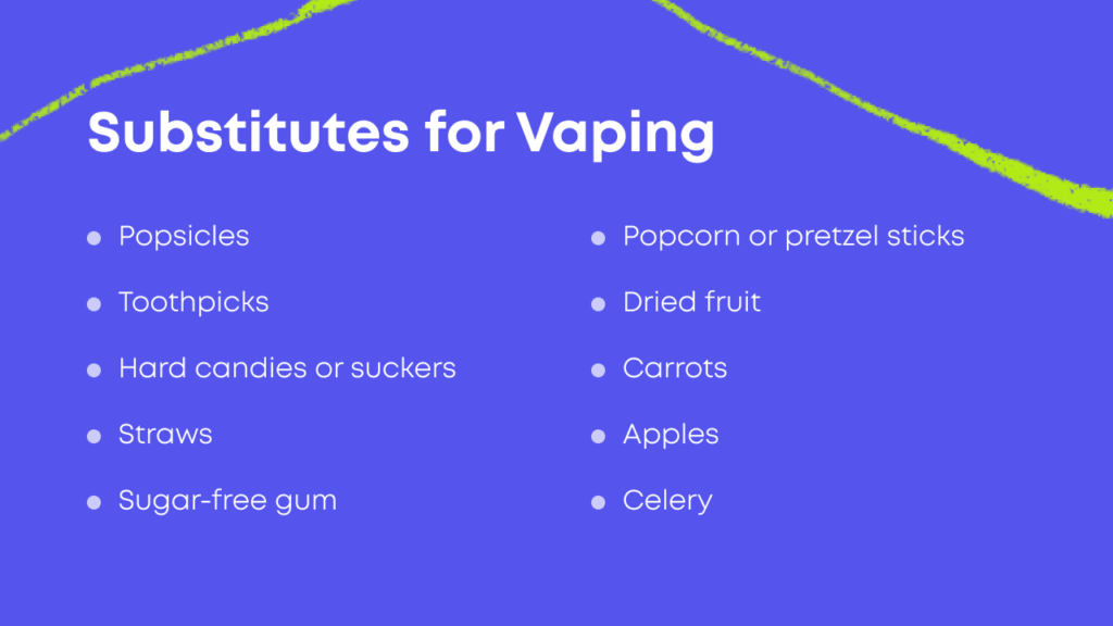 Substitutes for Vaping